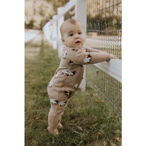 Baa Baa Sheep Jacquard Romper