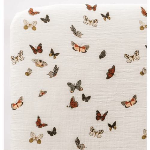 Butterfly Migration Crib Sheet