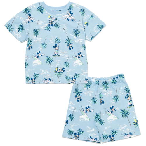 Disney Mickey Mouse Infant Baby Boys French Terry T-Shirt and Shorts Outfit Set