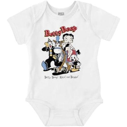 Brisco Brands Betty Boop Koko The Clown Bimbo Baby Bodysuit Jumper Girls