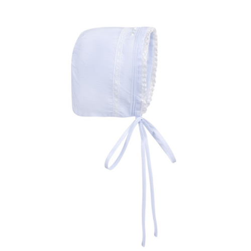 Girls Floral Bullion & Lace Bonnet
