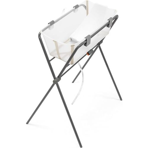 Stokke Flexi Bath, Stand & Newborn Support Bundle, Sandy Beige