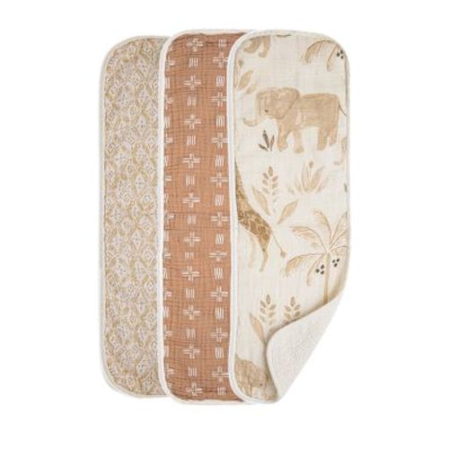 Kendi Burp Cloths, 3 Pack - Ages 0-36 Months