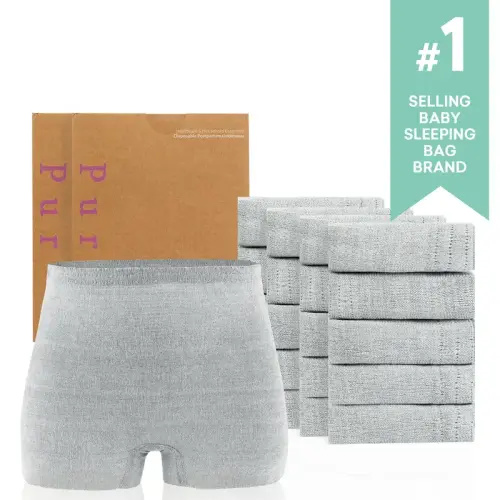 PurComfy Postpartum Disposable Underwear (10ct, pack of 1) High-Waisted - TikTok Shop