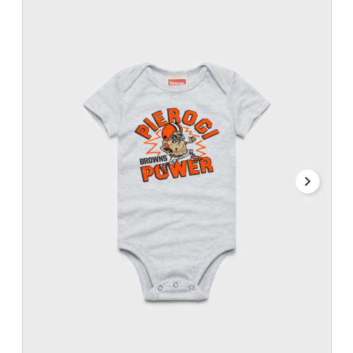 Cleveland Browns Pierogi Power Baby One Piece