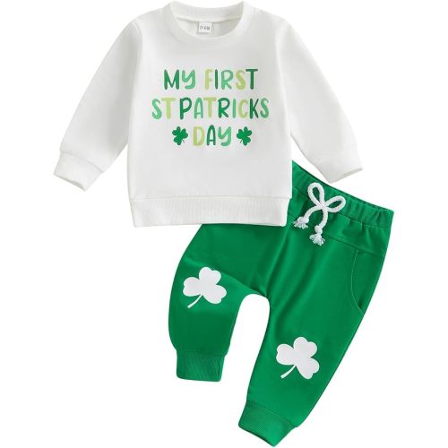 Toddler Baby Boy Summer Clothes Short Sleeve Letter Print Stripe T-Shirt with Elastic Waist Shorts Set Summer Outfit