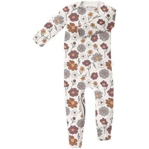 GUNAMUNA Unisex Baby Toddler Ultra-Soft Convertible Pajama, Footie or Romper Sleeper with Diaper Zipper, Newborn to 24 Months