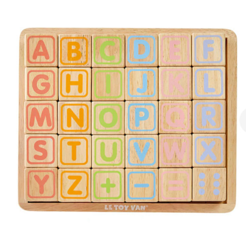 Pastel Letter Blocks | Caitlin Wilson