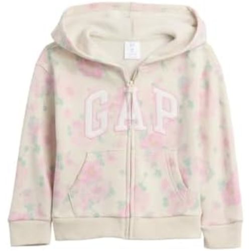 GAP baby-girls Logo Hoodie Hooded Full Zip Sweatshirt