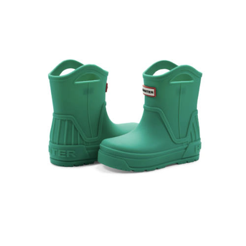 Hunter Georgey Waterproof Rain Boots (Medium Green)