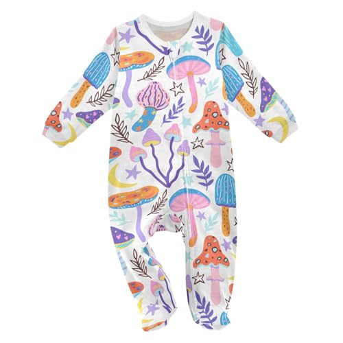 vvfelixl Green Scarf Reindeer Baby Sleepers for Girl Boys Newborn Baby Play One-Piece Footies for 0-3 Months