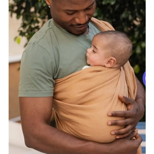 Boba Linen Ring Sling in Rye Brown – Boba Inc.