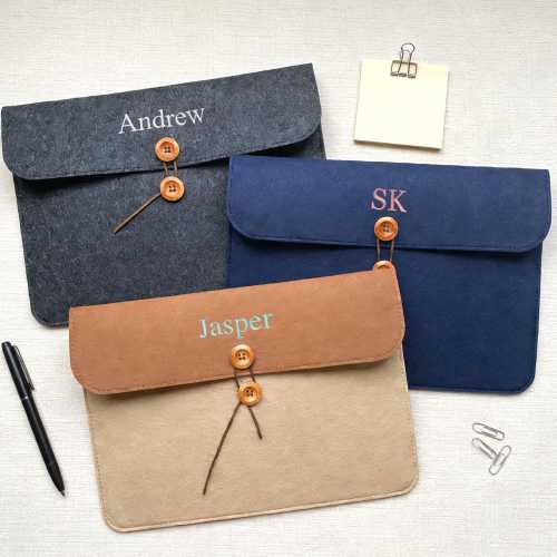 Personalized Maternity Notes Folder/Felt File Folder,Embroidered Name Document Holder,,Baby Journey Folder,Baby Shower Gift,Document Case