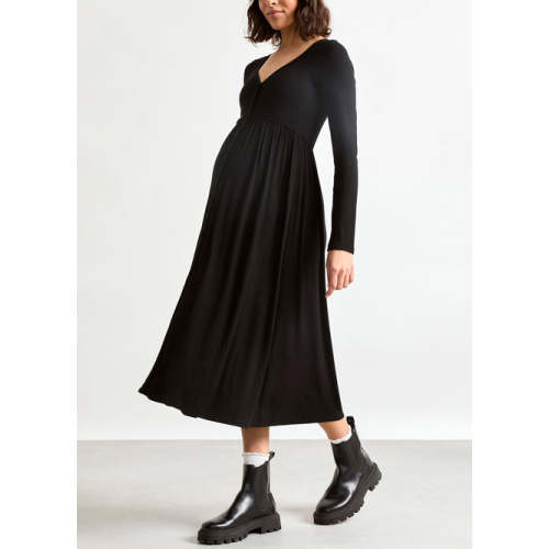 The Softest Rib Nursing Dress