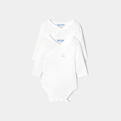 Baby set of 2 long-sleeved bodysuits