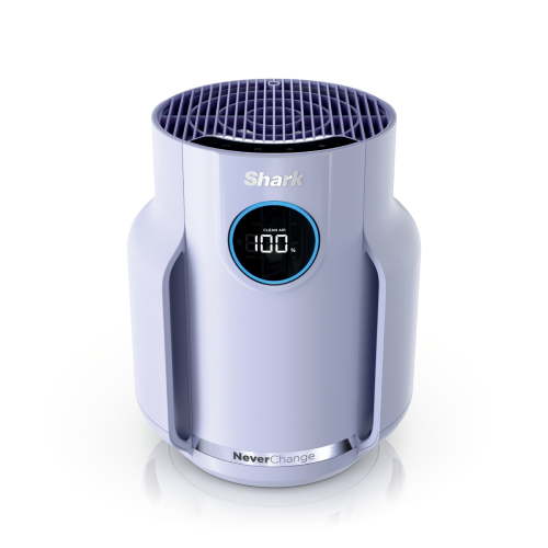 Shark NeverChange Compact Pro 250 Sq Ft HEPA Air Purifier, 5-Year HEPA-Exceeding Filter, Captures Pollutants, Pet Dander, Dust, and Smoke, HP070PU Lilac