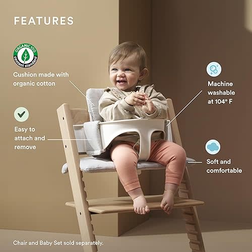 Stokke Tripp Trapp Classic Cushion 2, Nordic Grey