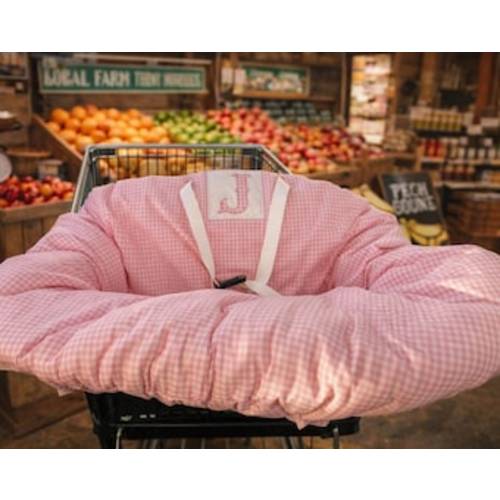 Personalized Gingham Shopping Cart Cover, High Chair Cover Buggy Cover - Etsy