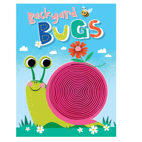 Backyard Bugs - Touch and Feel Board Book - Sensory Board Book (Touch & Feel Sensory Board Books for Baby & Toddler Time)