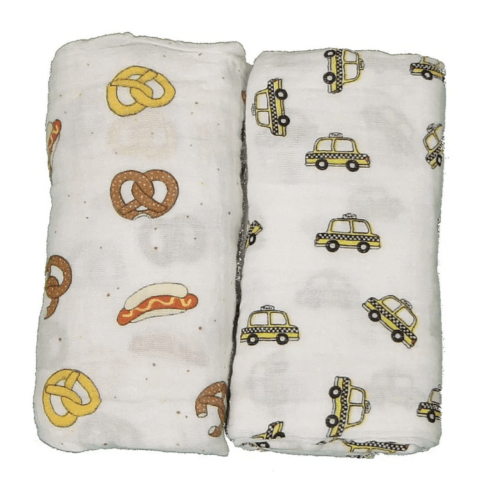 Taxi & Pretzel Swaddle 2-pack