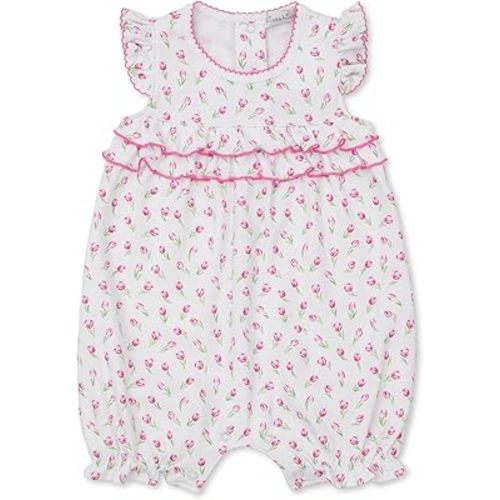 Kissy Kissy Baby Girls Infant Tulip Blossoms Print Multicolored Short Playsuit