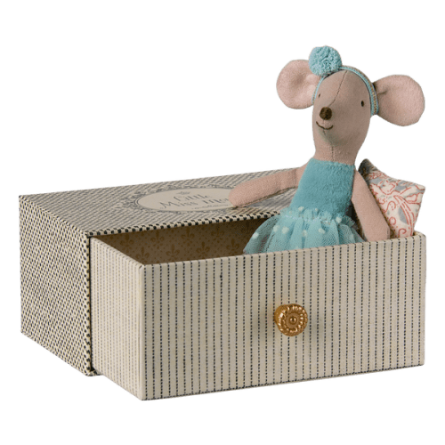Dance mouse in daybed, Little sister - Maileg USA