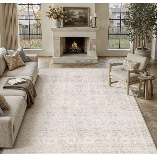 WondRg 8x10 Washable Area Rug