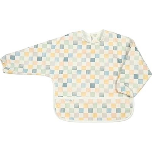 Loulou Lollipop Long Sleeve Mess Free Waterproof Bibs, for baby boys and girls 6-36 Months, Machine Washable, Travel Friendly