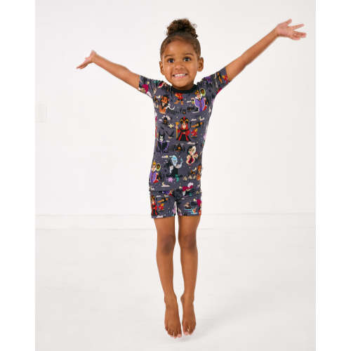 Disney Villains Two-Piece Short Sleeve & Shorts Pajama Set | Little Sleepies
