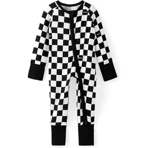 Little Sleepies Baby Pajamas, Viscose from Bamboo, Newborn Sleeper Baby PJs