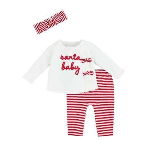 Santa Baby Girl's Pant & Headband Set – Shop Little Cousins