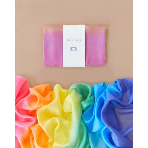 Sarah's Silks Giant Playsilk - Rainbow