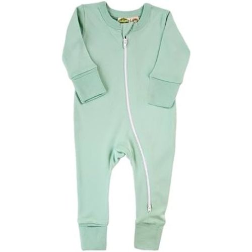 PARADE Organic Essentials '2-Way' Zip Romper - Long Sleeve