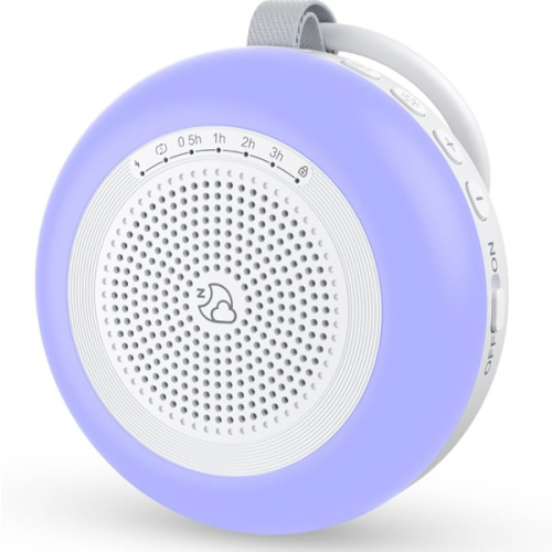 Portable Sound Machine for Baby,LEICEX White Noise Machine,33 Soothing Sound 10 Colors Night Light Sleep Machine for Baby Kids,Timer and Memory, Travel Sound Machine for Sleep Office Privacy Travel