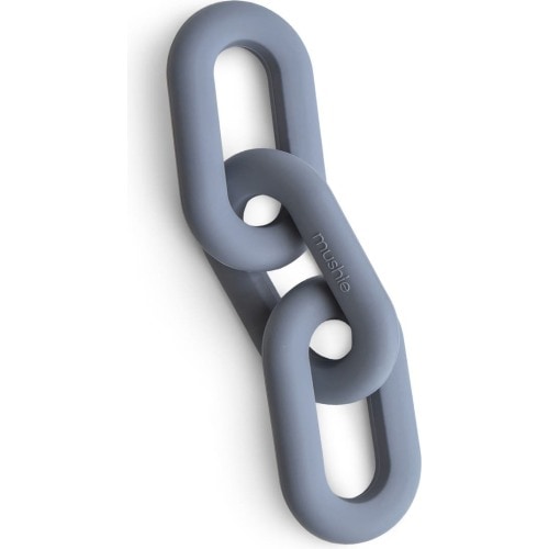 Mushie Links Silicone Teether, Tradewinds