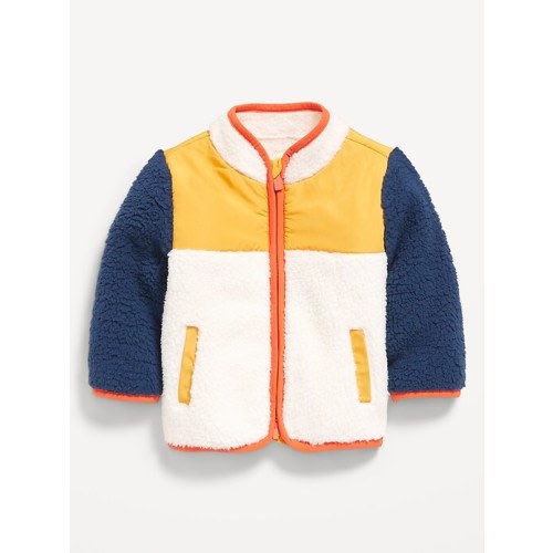 Sherpa Zip-Front Jacket for Baby