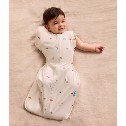 Swaddle Up™ Transition Bag 1.0 TOG Cotton Cream Dino Snore