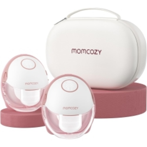 Momcozy Breast Pump Hands Free Mobile Style | M6, Wearable Breastfeeding Pump Ideal Rhythm for More Milk, DoubleFit Flange More Fit & Discreet with 3 Modes & 9 Levels, 24mm- 2 Pack