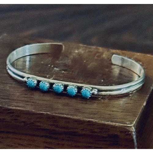 Childrens turquoise bracelet toddler jewelry, sterling silver dainty bracelet gift for daughter, baptism gift, jewelry blue turquoise