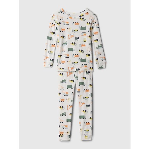 babyGap Organic Print PJ Set in cars, size: 12-18 M