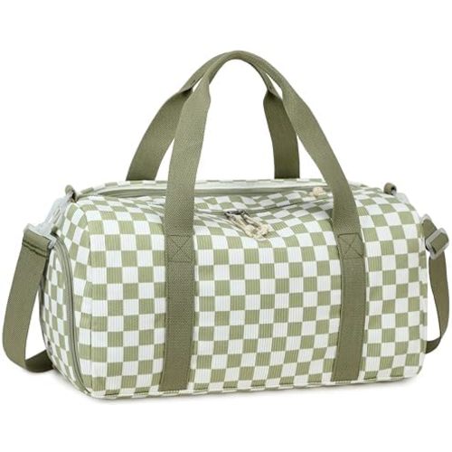 BLUBOON Duffle Bag Girls Kids Cute Gym Bag with Shoes Compartment & Wet Separation Waterproof Sports Overnight Travel Bag