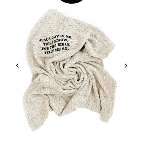 Jesus Loves Me This I Know Knit Blanket – OUR HOUSE ABOVE