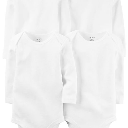 4-Pack Long-Sleeve Original Bodysuits | oshkosh.com