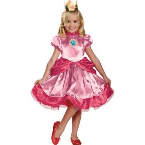 Toddler's Deluxe Princess Peach Costume - 3T-4T