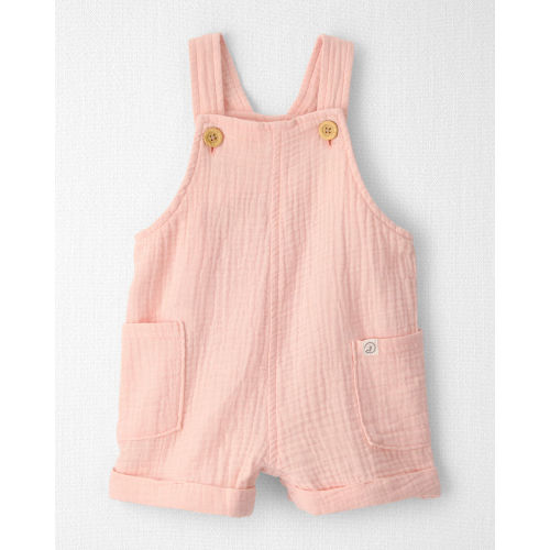 Baby Girl Organic Cotton Gauze Shortalls - Little Planet | Carter's
