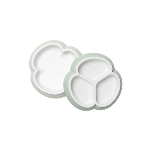 BabyBjörn Baby Plate Set, 2 Pack, Powder Green