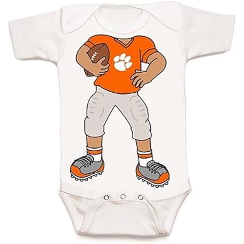 Clemson Tigers Heads Up! Football Baby Onesie