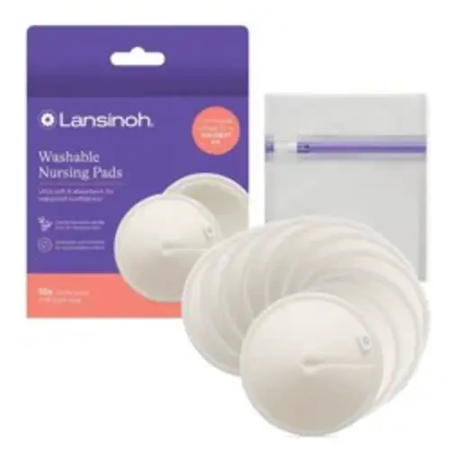 Lansinoh Reusable Washable Nursing Pads for Breastfeeding - 10ct | Shipt