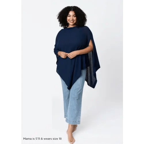 The Navy Cocoon™ Plus Breathable Nursing Cover