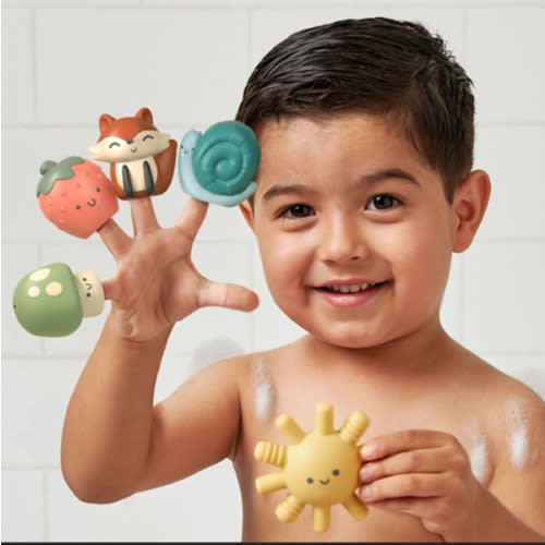 Itzy Ritzy Bathtime Bath Toys Kit - Neutral